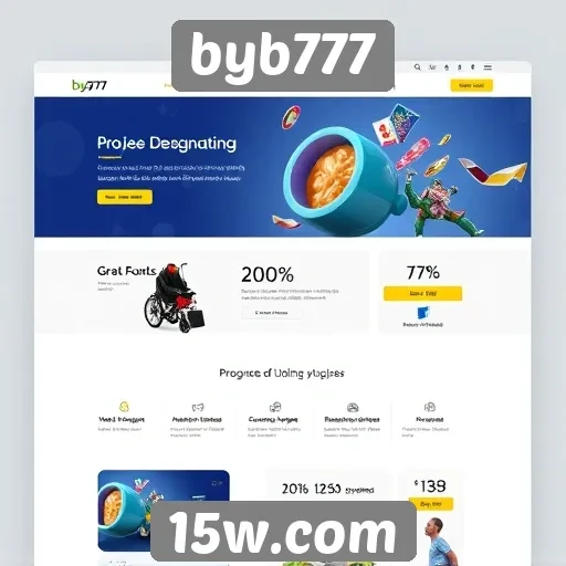 Acessibilidade e design do site byb777 são destacados